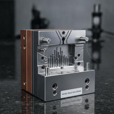 High-Speed CNC Milling EDM Sinker Injection Mold for 0.05mm Wall Thickness Micro Features