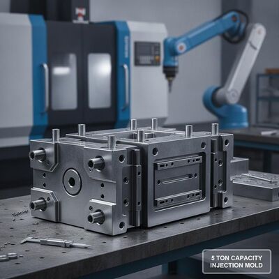 Large Format CNC Machined Mold Base with HASCO DME Standard Components for 5 Ton Capacity Injection Mold