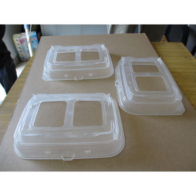 Single shot injection molding/Plant seed Lid/material PP HP-740T/ Natural/ Polish surface/ with breath film laminated
